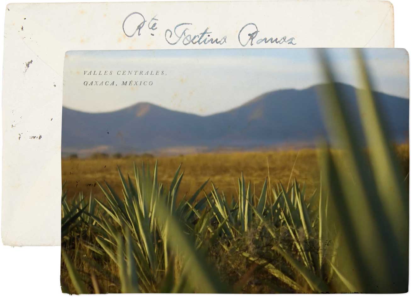 Photo of Valles Centrales de Oaxaca with lyrics and name of Fortino Ramos