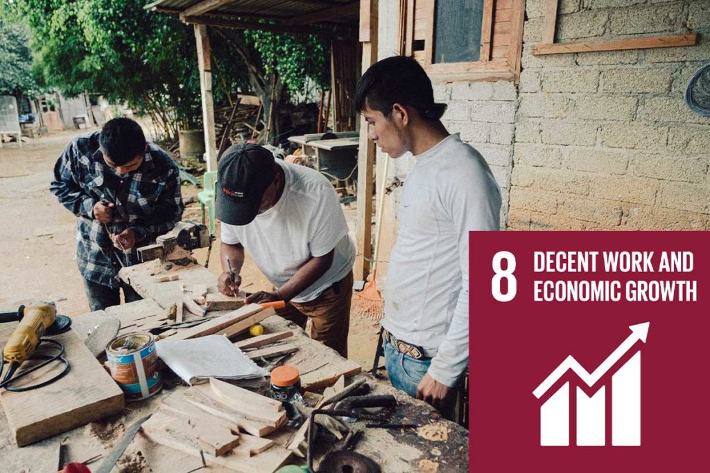 UN Sustainable Development Goal #8 - Decent Work and Economic Growth